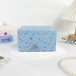 Boîte à musique <span class=keywords><strong>en</strong></span> papier écologique YIYU avec manivelle, fleurs de ballerine, miroir et tiroir, cadeau pour filles et femmes - Product Image 3