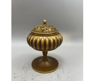 Quemador de incienso de latón marroquí de alta calidad Vajilla de tendencia con olor a madera Dani Ready Stock Último DISEÑO DE incensario - Product Image 5