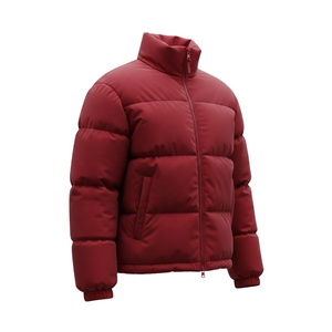 <b>Boying</b> Women's Winter Waterproof Casual Puffer Jacket with Detachable Hat Zip-<b>up</b> Button Stand Collar puffer jacket - Product Image 1