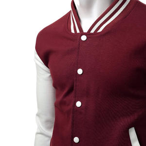2023 qualité supérieure hommes Varsity Baseball veste coupe ajustée collège Design laine tissu longue vente en gros blanc haute qualité Varsity - Product Image 3