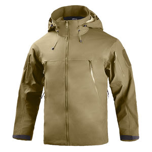 Veste tactique imperméable de haute qualité OEM coupe-vent thermique à coque rigide unisexe à capuche pour la chasse - Product Image 6