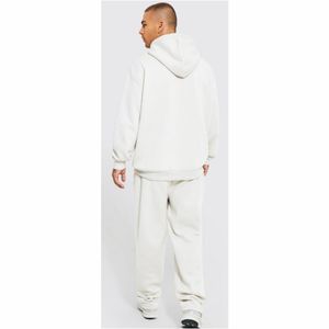 ชุดวอร์มผ้าคอตตอนพิมพ์ลายพัฟพร้อมฝากระโปรงบานและกางเกงชุดสูทกันเหงื่อแบบเรียงซ้อนกันลาย100% สำหรับผู้ชาย - Product Image 2