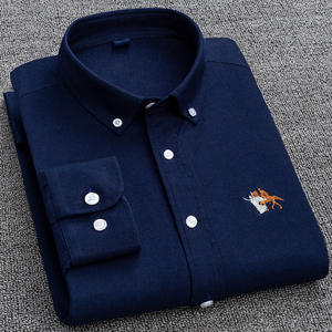 Camisa de Manga Larga Casual para Hombre, 100% Algodón, Nueva Colección, Alta Calidad, Resistente a las Arrugas, Transpirable, Ecológica y Cómoda - Product Image 2