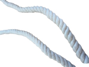 Cordon rond torsadé blanc 8mm 10mm 12mm Macramé Coton tressé Écologique Haute qualité Corde épaisse - Product Image 2