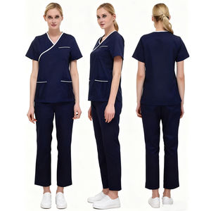 Tenues médicales d'hôpital en polyester, uniformes légers pour cliniques et personnel infirmier - Product Image 6