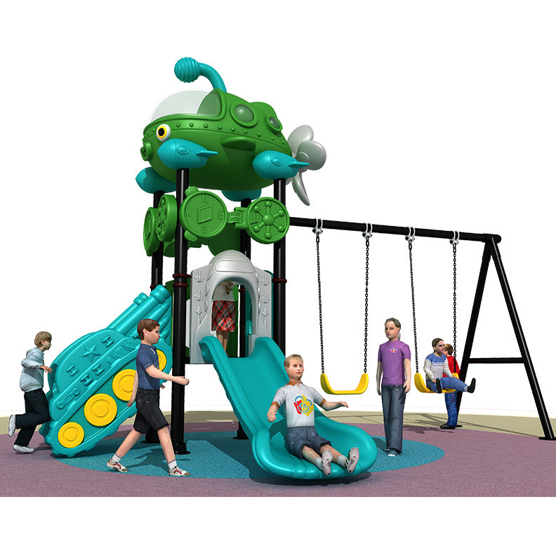 Wholesale PE Materials for Outdoor Playground Swings and Children's Play Slides for Residential Adventure Sports Park Playhouses