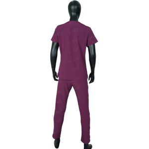 Tenues de travail Blaze Fight Wear sur mesure, ensembles de blouses et pantalons, col montant, manches courtes et design sur mesure, tissu sergé, unisexe - Product Image 3