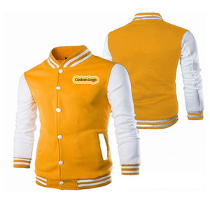 เสื้อแจ็กเก็ตขนสัตว์แขนเสื้อหนัง PU ปักด้วยกำมะหยี่งานออกแบบได้ตามที่ต้องการ - Product Image 6