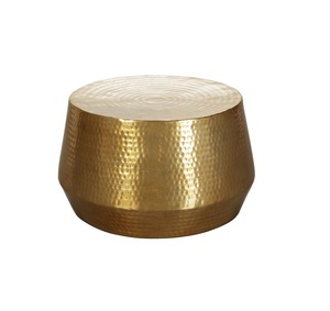 2025 New Design <b>Gold</b> Color Hammered Coffee <b>Table</b> Living Room Furniture Highest Quality <b>Side</b> <b>Table</b> for Restaurant Decoration - Product Image 1