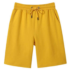 Pantalones cortos de fitness transpirables de secado rápido para hombre con bolsillos, ropa deportiva de entrenamiento de patrón sólido para correr - Product Image 3