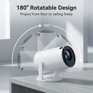 Pantalla de proyección motorizada de 120 pulgadas, proyector 4K profesional con faro LED - Product Image 2