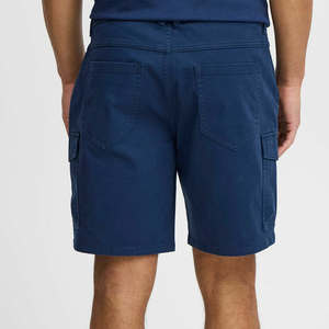 Pantalones Cortos Cargo de Algodón Sólido Personalizados para Hombre, Cintura Elástica, Tejido Transpirable de Secado Rápido, Alta Calidad, Estilo Urbano Informal - Product Image 3