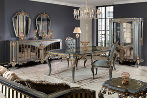 Colección de madera de lujo Premium Sensación de prestigio exclusiva extensible para comedor Sala de estar Colecciones All Well en venta - Product Image 2