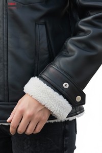 Chaqueta de Cuero 100% Genuino para Mujer, Chaquetas de Moda de Cuero para Mujer al por Mayor, Nueva Chaqueta de Cuero para Mujer Más Vendida - Product Image 6