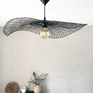 โคมไฟหวายไม้ไผ่สานมือธรรมชาติโคมไฟเพดานสำหรับบ้านโรงแรมและคาเฟ่ในราคาโรงงาน - Product Image 3