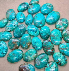 Cabujón de Azurita Natural, Piedra Preciosa Suelta, Crisocola, Piedras Preciosas para Joyería, Lote al por Mayor, Precio Mixto, Formas Variadas - Product Image 4