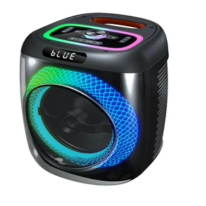 Nouvelle enceinte de fête haute puissance de 8 pouces |   Système audio portable <span class=keywords><strong>Bluetooth</strong></span> |   Haut-parleur unique de 8 pouces avec lumières LED et basses profondes - Product Image 3