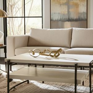 Decoración moderna para el hogar, escultura de mesa de remolino de Metal dorado, diseño único, centro de mesa de arte abstracto, pieza de acento artesanal de Metal hecha a mano - Product Image 1