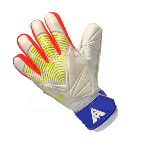 ถุงมือผู้รักษาประตูหนังคุณภาพสูง ระบายอากาศได้ดี น้ำหนักเบา ขายดีที่สุด รับทำสีและโลโก้ตามสั่ง บริการ OEM มีทุกขนาด - Product Image 4