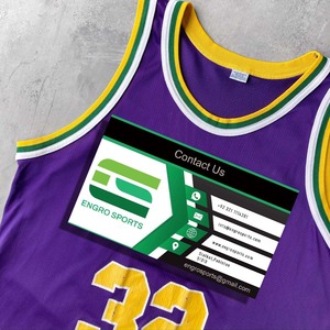 Camiseta de Baloncesto Sublimable en Blanco, Uniforme de Malla de Secado Rápido, Diseño Personalizado, Camiseta de Baloncesto Reversible para Hombre de Alta Calidad - Product Image 5