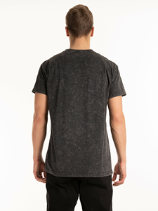 Camisetas personalizadas con cuello redondo de gran tamaño de peso pesado 100% algodón lavado ácido ropa de calle camisetas para hombres - Product Image 3