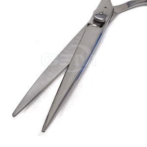 Ciseaux de barbier légers et durables, à poignée moyenne, pour droitiers, faits sur mesure, faible MOQ, vente en gros, tranchants, en acier inoxydable 4Cr13 - Product Image 5