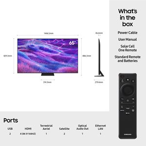 ทีวีสมาร์ท LED ขนาด 65 นิ้ว 4K Ultra HD พร้อม AI Upscaling และระบบติดตามเสียงแบบ Object Tracking ระบบ WebOS - Product Image 4