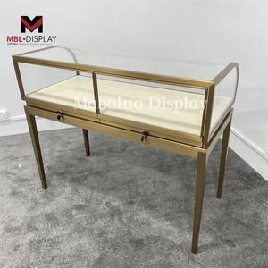 Trung tâm cửa hàng thiết kế nội thất sang trọng Kính <span class=keywords><strong>Showcase</strong></span> trang sức <span class=keywords><strong>Showcase</strong></span> với ánh sáng LED có thể khóa hiển thị tủ siêu thị kệ - Product Image 4