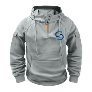 แจ็กเก็ตมีฮู้ดมีซิปแบบหลวมมีฮู้ดสำหรับผู้หญิงเสื้อแจ็กเก็ตมีฮู้ดสำหรับฤดูใบไม้ร่วง/ฤดูหนาว - Product Image 2