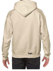 Sweat-shirt à capuche pour adulte, mélange épais, 50% coton, 50% polyester, tricot molletonné, pré-tissé, Machine à laver - Product Image 2