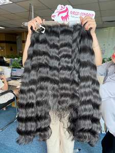 Extensión de cabello ondulado vietnamita virgen, cabello Remy súper doble dibujado, tejido de estilo de onda natural, hecho de cabello humano - Product Image 4