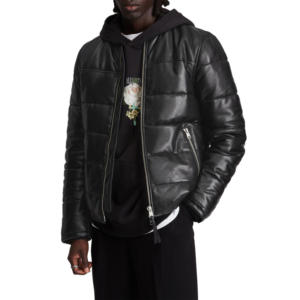 Blousons matelassés pour hommes de qualité supérieure, hiver 2024, personnalisables, manches longues, col montant, motif lettres, écologiques et respirants - Product Image 4