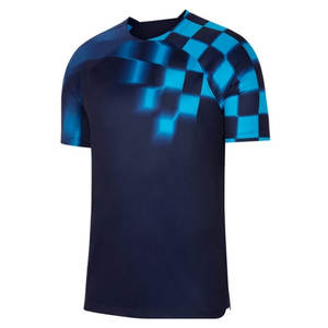 Maillot de football 100% polyester respirant léger à col rond et manches courtes - Product Image 1