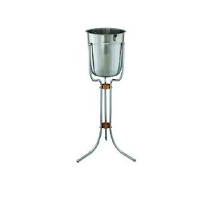 Meilleure vente seau à glace en métal doré en acier inoxydable avec support trépied refroidisseur de champagne portable pour bar, fête, hôtel - Product Image 3