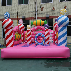 Nuovo grande castello gonfiabile parco giochi per bambini attività all'aperto arrampicata scivolo trampolino di rimbalzo casa attrezzature per divertimento - Product Image 3