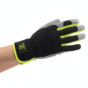 Guantes de Mecánico de Cuero Sintético Personalizados, Respaldo Térmico de Spandex, Protección Duradera para las Manos, Guantes de Trabajo Transpirables para Viajes Diarios - Product Image 2