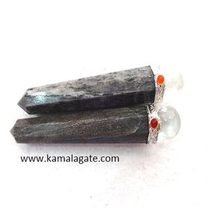 Vente en gros de baguette de guérison en cristal naturel Agate semi-précieuse Labrodolite Boule de quartz sculptée Pierre précieuse pour la guérison des chakras - Product Image 5