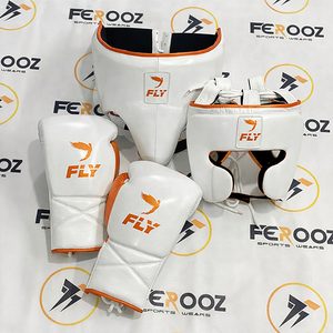 Nuevo Set de Boxeo Profesional FLY, Set de Entrenamiento y Sparring, Transpirable, Duradero, Cómodo, Cuero Vacuno Genuino - Product Image 2