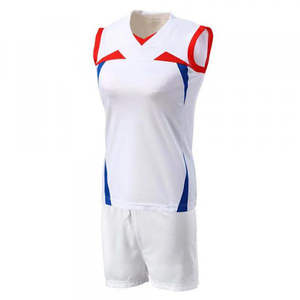 ชุดวอลเล่ย์บอลสำหรับผู้ชายเสื้อผ้าวอลเลย์บอลพิมพ์โลโก้ชุดเล่นกีฬาโพลีเอสเตอร์แห้งเร็วทำจากผ้าโพลีเอสเตอร์ - Product Image 5