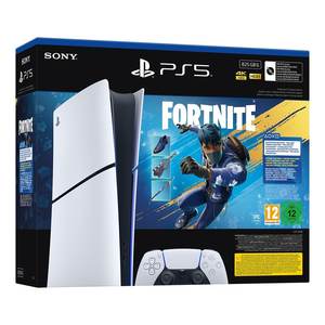 Pour PlayStation 5 Slim Blanc 825 Go Édition Numérique, Pack Fortnite Flowering Chaos, Console, Jeu Vidéo 1000049850 - Product Image 2
