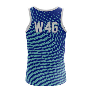 เสื้อกล้ามออกกำลังกายโพลีเอสเตอร์100% แบบมีเอกลักษณ์เสื้อออกกำลังกายแบบถักระบายอากาศได้ดีเสื้อเจอร์ซีย์ใส่เล่นกีฬาสไตล์ฮิปฮอปไซส์ใหญ่พิเศษโลโก้ด้านหน้าแบบไม่ต้องเสียภาษี - Product Image 2