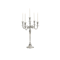 Argenterie Bougeoir Décoratif Métal Acier Inoxydable Candélabre Style Mariage Décoration Vaisselle Lustre De Table