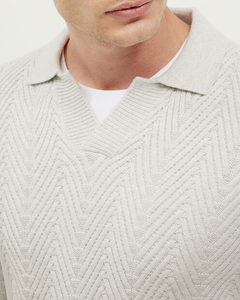 Sweat-shirt en maille confortable à col rond classique de qualité supérieure pour hommes, nouveau sweat-shirt confortable à coupe décontractée de luxe - Product Image 3