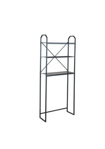 Moderno Estante de Almacenamiento de Alambre de Acero de 3 Niveles, Resistente, para Baño, Lavandería, Despensa - 22x63.5x159cm - Product Image 3