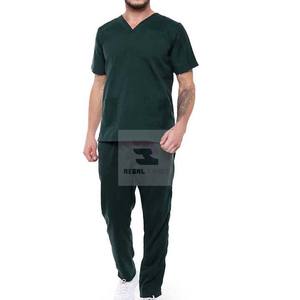 Venta al por mayor de tops médicos por encargo transpirable al por mayor Scrub Uniform Tops - Product Image 3