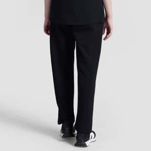 GA High-Waisted Women's Cord Trousers Breathable Black Wide-Leg Leggings Size Large Cotton Material - Product Image 2