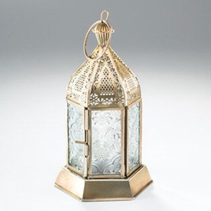 Elegante Lámpara Colgante de Metal Dorado Estilo Marroquí, Portavelas para Decoración del Hogar, Interior y Exterior, Decoración de Ramadán - Product Image 5