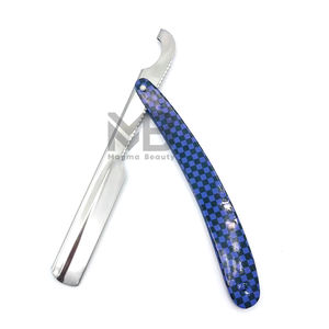 Nueva Navaja de Afeitar Recta Elegante para Hombre, Mango Profesional de Madera de Rosa con Hoja Pulida, Navaja de Barbero de Una Sola Hoja - Product Image 2