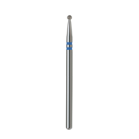 Fraise à ongles diamantée en acier inoxydable de qualité supérieure Formula Profi 1,3 mm bleue pour professionnels de la manucure à sec avec cuticules propres