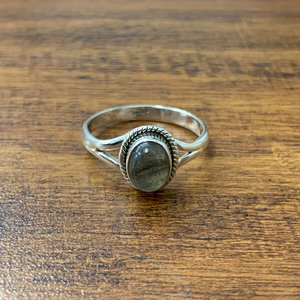 Fashionable Vintage 18K Gold Plated <b>Labradorite</b> <b>Ring</b> (3.0 Grams) Trendy Alloy Fashion <b>Rings</b> Bezel Setting Free Size Gift Jewelry - Product Image 1